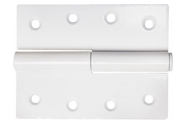 Дверная разъемная петля STAYER Master цвет белый левая 100 мм 37613-100-2L