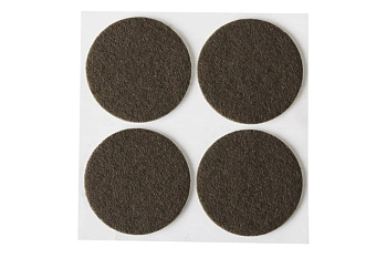 Самоклеящиеся накладки на мебельные ножки Stayer COMFORT фетровые, коричневые, круглые - диаметр 25 мм, 8 шт 40910-25