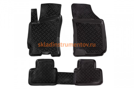 Ковры в салон Airline для Chevrolet Lanos 1997-2009/ЗАЗ Chance, (комплект из 4 шт.) ACM-PS-22