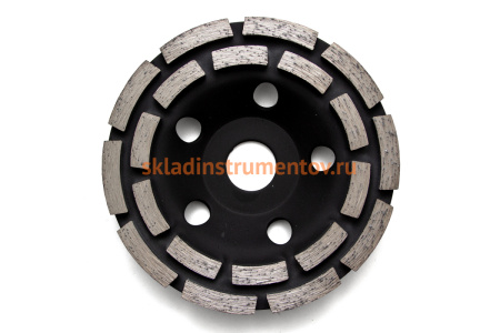 Чашка алмазная двухрядная 125 мм VIRA 592032