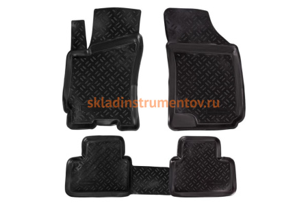 Ковры в салон Airline для Chevrolet Lanos 1997-2009/ЗАЗ Chance, (комплект из 4 шт.) ACM-PS-22