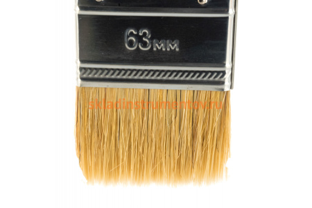 Плоская кисть STAYER Universal Master светлая натуральная щетина пластмассовая ручка 63 мм 0107-63_z01