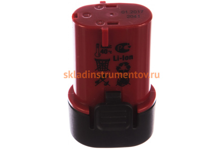 Батарея аккумуляторная (1,5 А/ч; 7.2 В) для дрелей-шуруповертов Зубр ЗАКБ-7.2 L15
