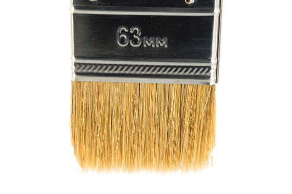 Плоская кисть STAYER Universal Master светлая натуральная щетина пластмассовая ручка 63 мм 0107-63_z01