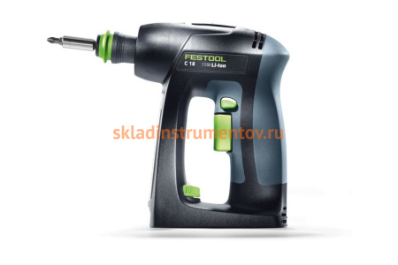 Аккумуляторная дрель-шуруповёрт FESTOOL C 18 Li 3.1-Compact 574921