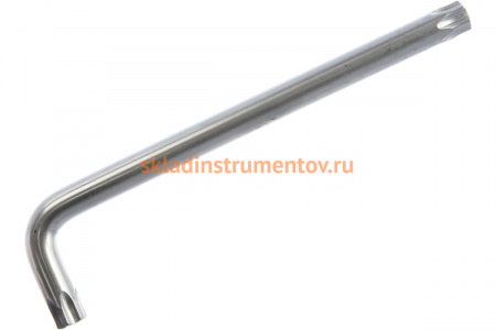 Г-образный длинный ключ ROCKFORCE TORX T60H с отверстием RF-76760L