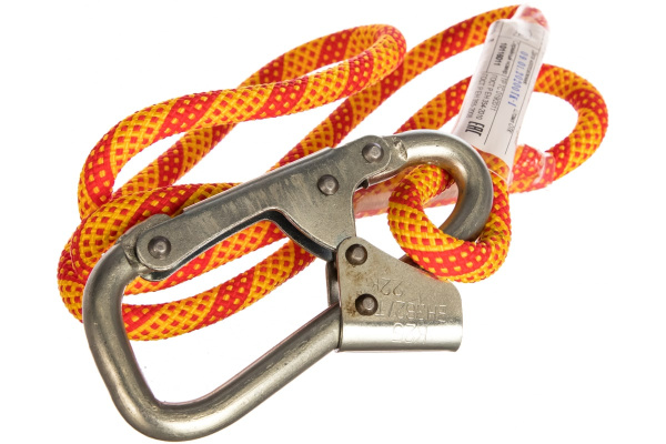 Строп из каната 1.5 м с монтажным карабином и крепежной петлей ПРОГРЕСС СЕФЕТИ Строп В