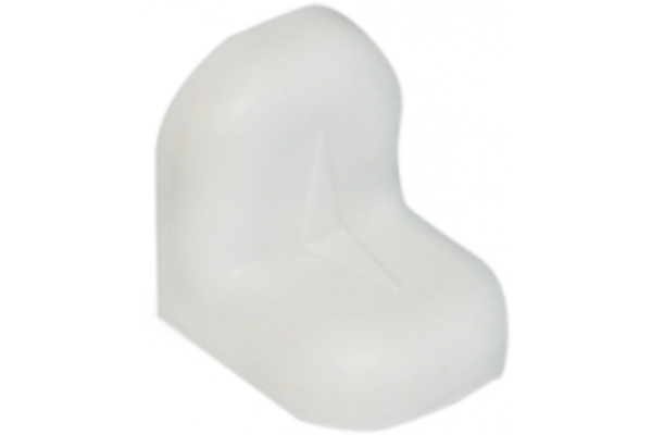 Уголок с заглушкой MFK-TORG 20х20х16х1.2 белый 1 20 20 1