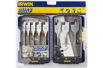 Набор сверл перьевых BLUE GROOVE 4Х 8 шт. по дереву (12-32 мм) IRWIN 10506629