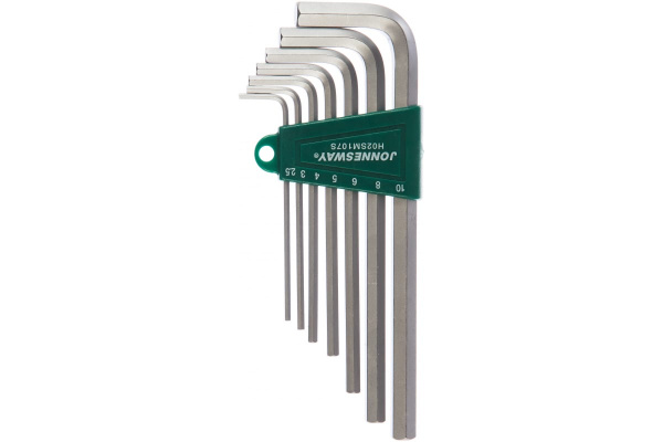 Комплект угловых шестигранников Jonnesway LONG H02SM107S