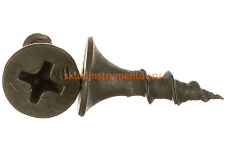 Фосфатированные саморезы с крупной резьбой по дереву Зубр 3100 шт 300035-35-016