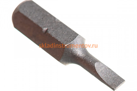 Вставка-бита 1/4"DR шлицевая, SL3, 25 мм Ombra 514530