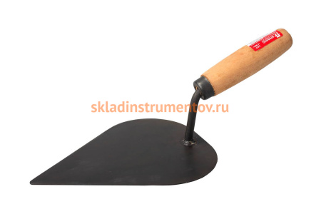 Кельма штукатура с деревянной ручкой Зубр КШ 0820-3