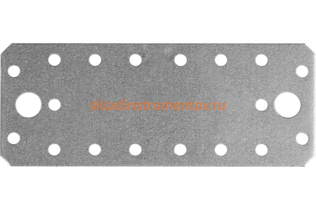 Крепежная пластина 140х55мм, 20шт Зубр МАСТЕР 310235-140-55