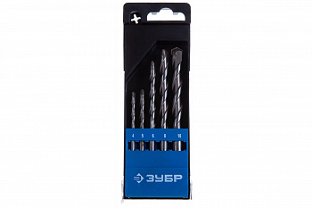 Набор сверл по бетону Профессионал 5 шт. (4-10 мм) Зубр 29140-H5