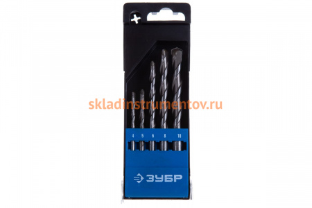 Набор сверл по бетону Профессионал 5 шт. (4-10 мм) Зубр 29140-H5