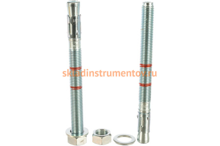 Анкер клиновой (М20x220; 10 шт.) Kraftool 302184-20-220