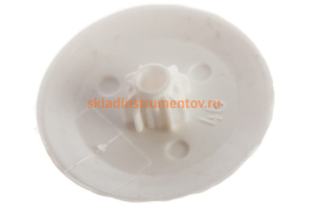 Декоративная заглушка под шуруп Зубр цвет белый, шлиц №2, ТФ6, 40шт 4-308156-3