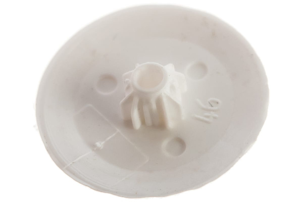 Декоративная заглушка под шуруп Зубр цвет белый, шлиц №2, ТФ6, 40шт 4-308156-3