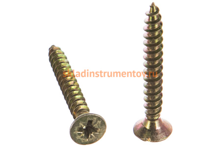 Универсальные саморезы СУ-Ж ЗУБР, 50 х 6.0 мм, 12 шт, желтый цинк, 300396-60-050