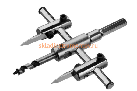 Сверло-балеринка МАСТЕР по дереву (двухрезцовое, 40-120 мм, глубина 30 мм) Зубр 29440-120