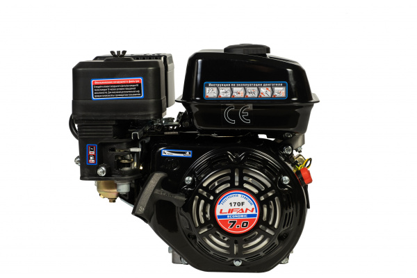 Двигатель LIFAN 170F Eco, шлицевой вал 00-00153777