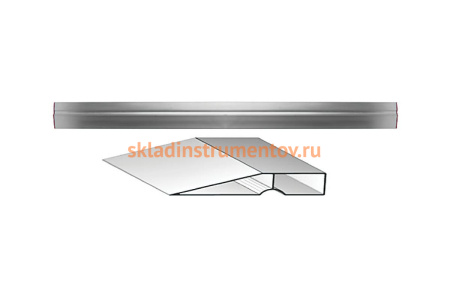 Правило с ребром жесткости 2 м КУРС "Трапеция" Профи  09037