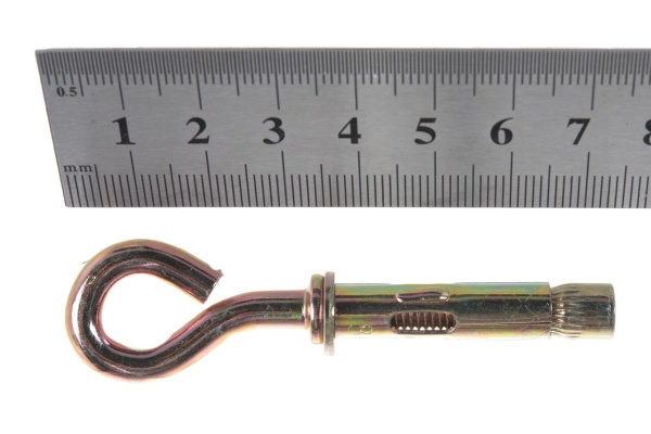 Анкерный болт с кольцом Зубр 8 x 40 мм, 60 шт, желтопассивированный, Профессионал 302392-08-040