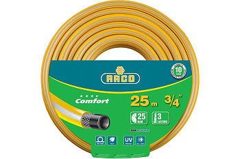 Поливочный армированный 3-х слойный шланг Raco COMFORT 3/4"x25м 40303-3/4-25_z01
