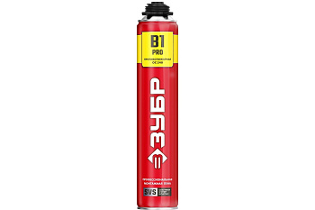 Огнестойкая монтажная пена ЗУБР PRO B1 750 мл, под пистолет, SVS 41146