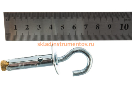 Анкер облегченный с полукольцом оцинкованный 2 шт. (5х46 мм; ТФ6) Зубр 4-302416-05-046