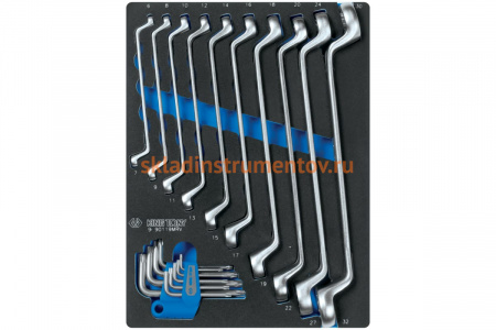 Ложемент для набора накидных ключей 9-90119MRV, EVA KING TONY 85811832B