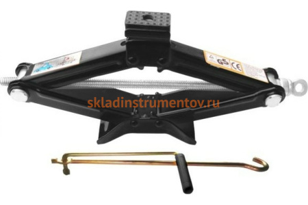 Домкрат ROCKFORCE механический ромб с резиновой накладкой RF-105B