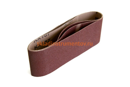 Лента абразивная бесконечная (3 шт; 75х533 мм; P100) Vira 555200