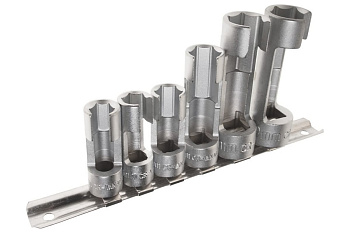 Комплект разрезных головок, 6 граней, 6шт JTC-4536