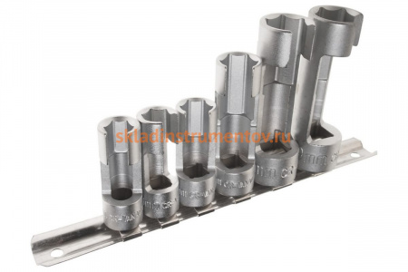 Комплект разрезных головок, 6 граней, 6шт JTC-4536