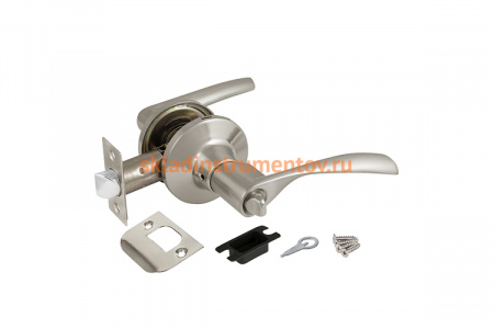 Ручка защелка AJAX 6010 SN-B фик. мат. никель 39519