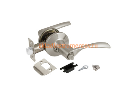 Ручка защелка AJAX 6010 SN-B фик. мат. никель 39519