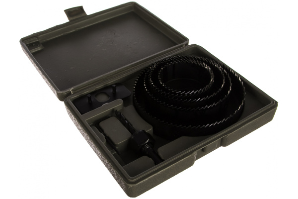 Набор кольцевых пил по дереву и пластику 8 предметов Rockforce RF-HS08