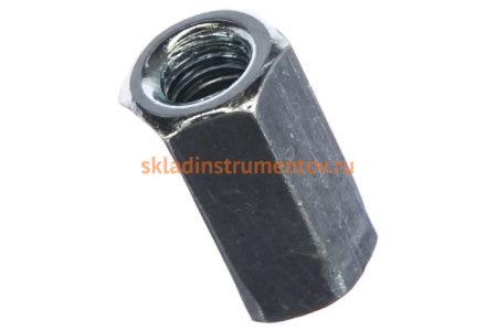 Гайка ЗУБР DIN 6334 переходная, M6, 5 кг, (примерно 644 шт.) оцинкованная 303750-06