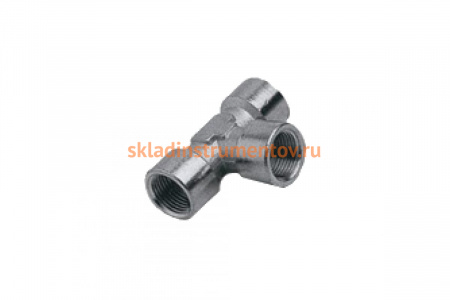 Переходник тройник Т-образный 1251/1 258/1 T-FFF 1/8" GAV 34387