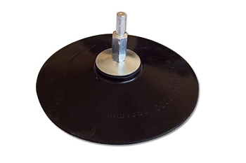 Опорная тарелка для дрели, с липучкой 125 мм SANTOOL 031810-002-125
