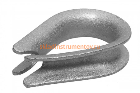 Коуш DIN 6899 оцинкованный 50 шт. (6 мм; ТФ5) Зубр 4-304495-06