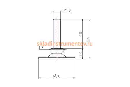Опора KIPP K0678.05010X040