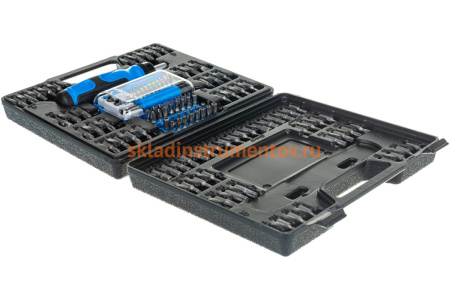 Реверсивная отвертка Зубр ЭКСПЕРТ с насадками 130 предметов 25237-H129