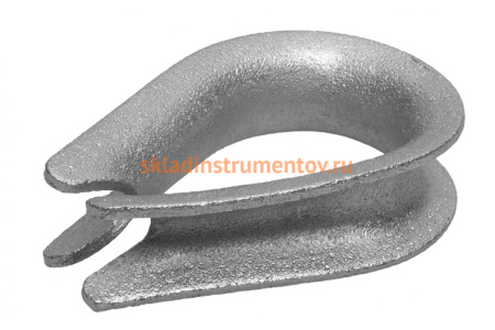 Коуш DIN 6899 оцинкованный 50 шт. (6 мм; ТФ5) Зубр 4-304495-06