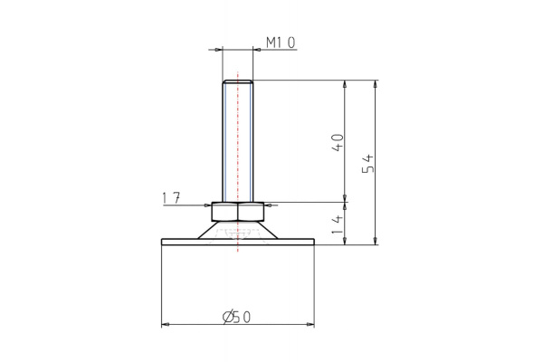 Опора KIPP K0678.05010X040