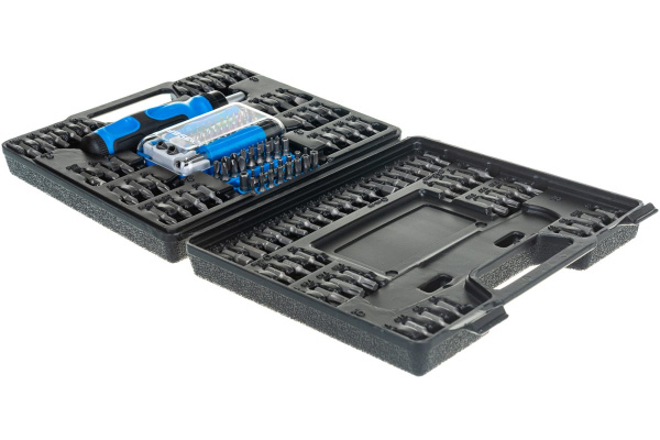 Реверсивная отвертка Зубр ЭКСПЕРТ с насадками 130 предметов 25237-H129