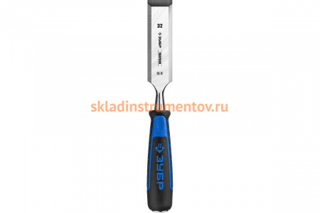 Стамеска-долото с двухкомпонентной рукояткой ЗУБР Ударник 32мм 18097-32_z01