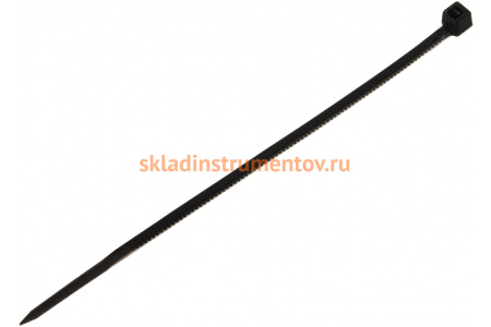 Нейлоновые хомуты-стяжки Сибин 2.5х100 мм черные 100 шт. 3788-25-100